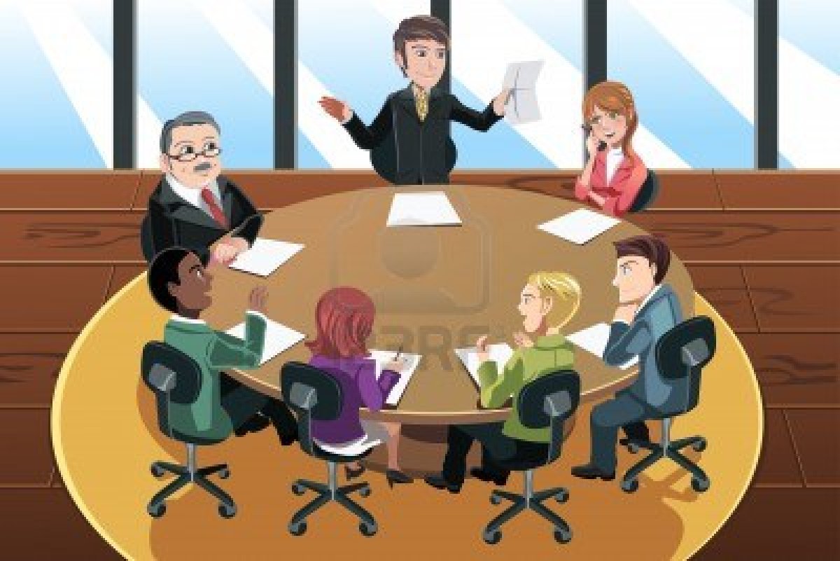 free clipart office meeting - photo #48